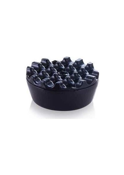 Siyah Yuvarlak Küllük Gastrontepe