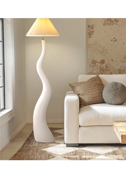 Fransız Iskandinav Lux Lambader Oturma Odası Çalışma Odası Villa Otel Dekoratif Ayaklı