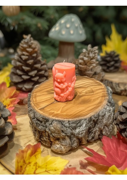 De.lut Tasarım Parafin Kokulu Dekoratif Mum No.4 Poz Sincap fiyatları