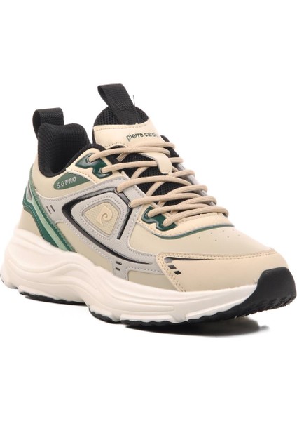 I-11065 Z Bej Kadın Sneaker Dar Kalıp