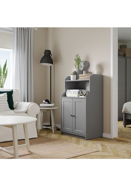 Büfe, Gri, 70X116 cm Depolama ve Organizasyo Vitrin