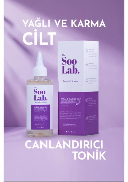 Yağlı Ve Karma Ciltler İçin Canlandırıcı Tonik | Panthenol, Allantoin, Centella, Aloe Vera | 200 ml fiyatları