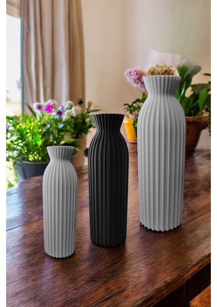 3'lü Modern Elegant Vazo / Eşsiz Tasarım / Dekorasyon fiyatları