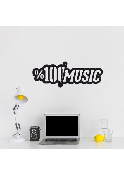Dekoratif Mdf Lazer Kesim Music Yazısı