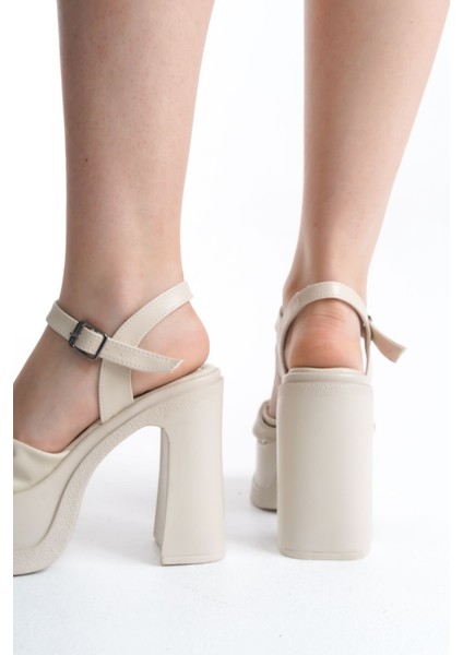 Yüksek Platform Dolgu Topuk Düğüm Şeritli Cilt Tokalı Yazlık Kadın Dolgu Taban Sandalet Ayakkabı fiyatları