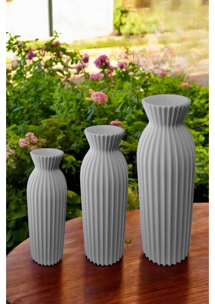 3'lü Modern Elegant Vazo / Eşsiz Tasarım / Dekorasyon modelleri