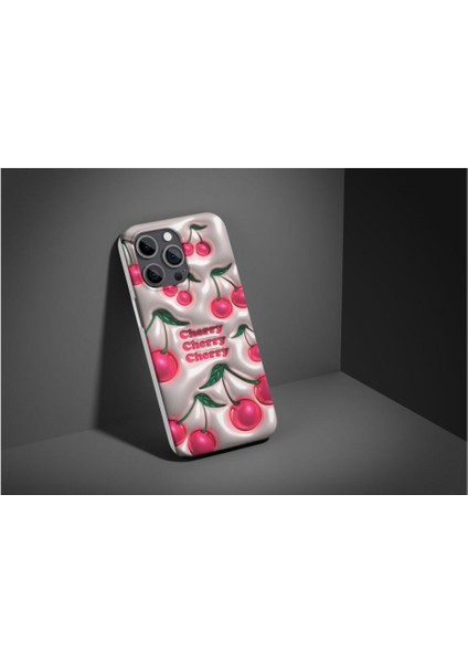 Cherry Kiraz iPhone Tüm Modellere Uyumlu Kılıf iPhone 6,7,8,x,11,12,13,14,15,16 Plus