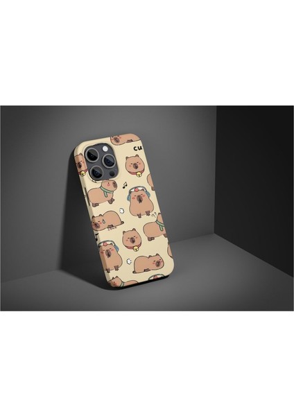 Capybara iPhone Tüm Modellere Uyumlu Kılıf iPhone 6,7,8,x,11,12,13,14,15,16 Plus