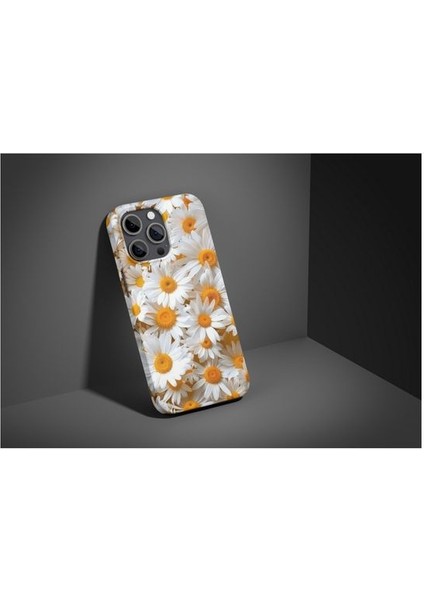 Papatya Desenli iPhone Tüm Modellere Uyumlu Kılıf iPhone 6,7,8,x,11,12,13,14,15,16 Plus