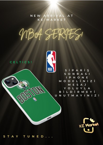 Celtics iPhone Tüm Modellere Uyumlu Kılıf iPhone 6,7,8,x,11,12,13,14,15,16 Plus
