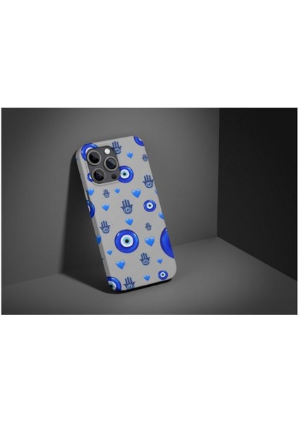 Nazar Boncuğu iPhone Tüm Modellere Uyumlu Kılıf iPhone 6,7,8,x,11,12,13,14,15,16 Plus