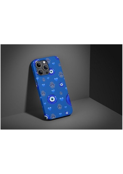 Nazar Boncuğu iPhone Tüm Modellere Uyumlu Kılıf iPhone 6,7,8,x,11,12,13,14,15,16 Plus