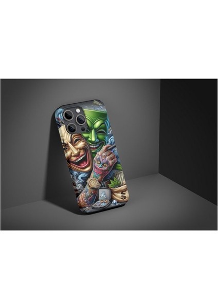 Mask iPhone Tüm Modellere Uyumlu Kılıf iPhone 6,7,8,x,11,12,13,14,15,16 Plus