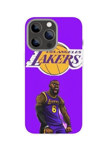 Lakers iPhone Tüm Modellere Uyumlu Kılıf iPhone 6,7,8,x,11,12,13,14,15,16 Plus