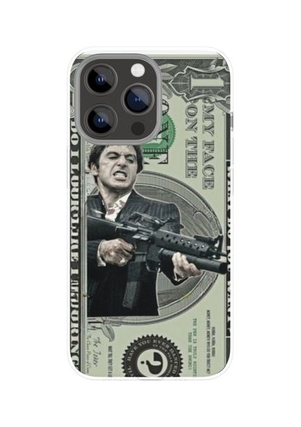 Tony Montana Scarface iPhone Tüm Modellere Uyumlu Kılıf iPhone 6,7,8,x,11,12,13,14,15,16 Plus
