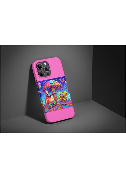 Sponge Bob iPhone Tüm Modellere Uyumlu Kılıf iPhone 6,7,8,x,11,12,13,14,15,16 Plus