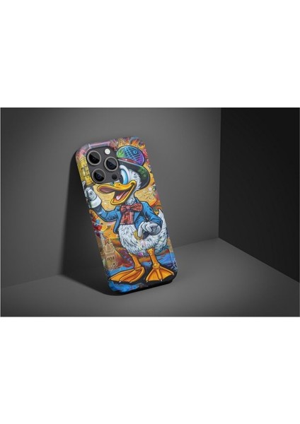 Donald Duck Colours iPhone Tüm Modellere Uyumlu Kılıf iPhone 6,7,8,x,11,12,13,14,15,16 Plus