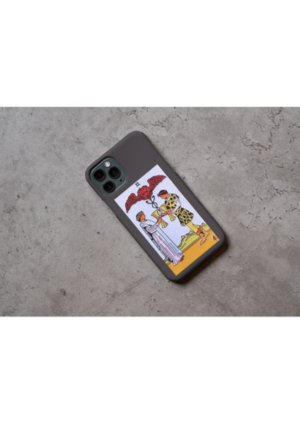 Tarot Kartı iPhone Tüm Modellere Uyumlu Kılıf iPhone 6,7,8,x,11,12,13,14,15,16 Plus
