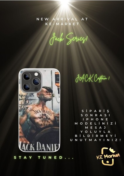 Jack Series iPhone Tüm Modellere Uyumlu Kılıf iPhone 6,7,8,x,11,12,13,14,15,16 Plus