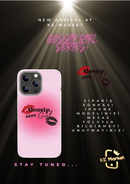 Gossip Girl Series iPhone Tüm Modellere Uyumlu Kılıf iPhone 6,7,8,x,11,12,13,14,15,16 Plus