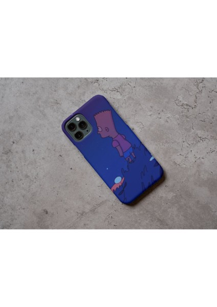 Bart Simpson iPhone Tüm Modellere Uyumlu Kılıf iPhone 6,7,8,x,11,12,13,14,15,16 Plus