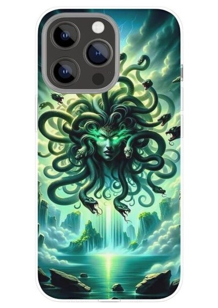 Medusa Series iPhone Tüm Modellere Uyumlu Kılıf iPhone 6,7,8,x,11,12,13,14,15,16 Plus