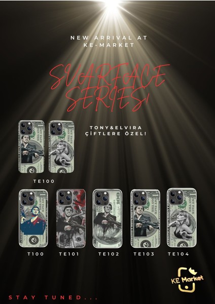 Tony Montana Scarface iPhone Tüm Modellere Uyumlu Kılıf iPhone 6,7,8,x,11,12,13,14,15,16 Plus fiyatları