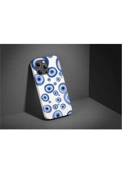 Nazar Boncuğu iPhone Tüm Modellere Uyumlu Kılıf iPhone 6,7,8,x,11,12,13,14,15,16 Plus