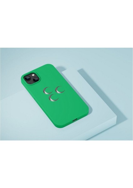 3 Hilal iPhone Tüm Modellere Uyumlu Kılıf iPhone 6,7,8,x,11,12,13,14,15,16 Plus