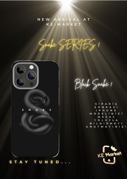 Snake Series iPhone Tüm Modellere Uyumlu Kılıf iPhone 6,7,8,x,11,12,13,14,15,16 Plus