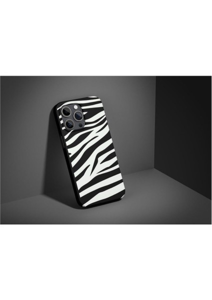 Zebra Desenli iPhone Tüm Modellere Uyumlu Kılıf iPhone 6,7,8,x,11,12,13,14,15,16 Plus