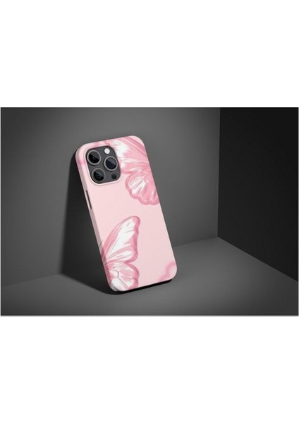 Kelebek Desenli iPhone Tüm Modellere Uyumlu Kılıf iPhone 6,7,8,x,11,12,13,14,15,16 Plus