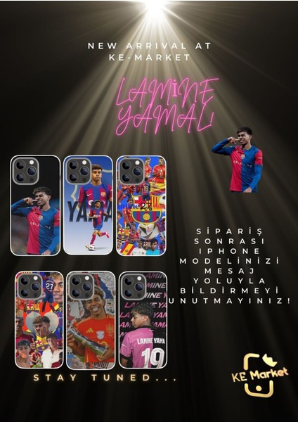 Lamine Yamal Series iPhone Tüm Modellere Uyumlu Kılıf iPhone 6,7,8,x,11,12,13,14,15,16 Plus