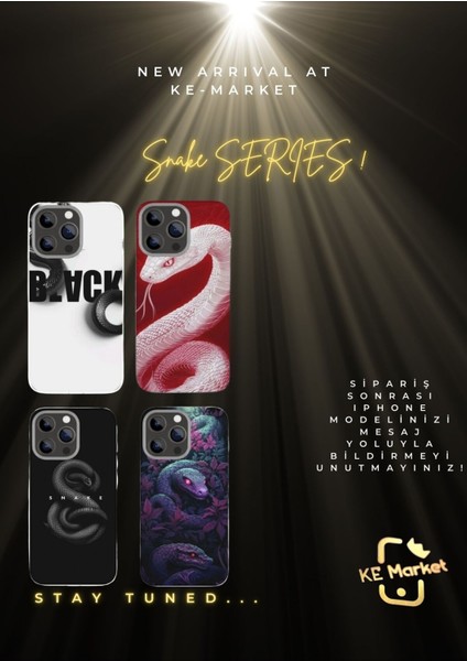 Snake Series iPhone Tüm Modellere Uyumlu Kılıf iPhone 6,7,8,x,11,12,13,14,15,16 Plus