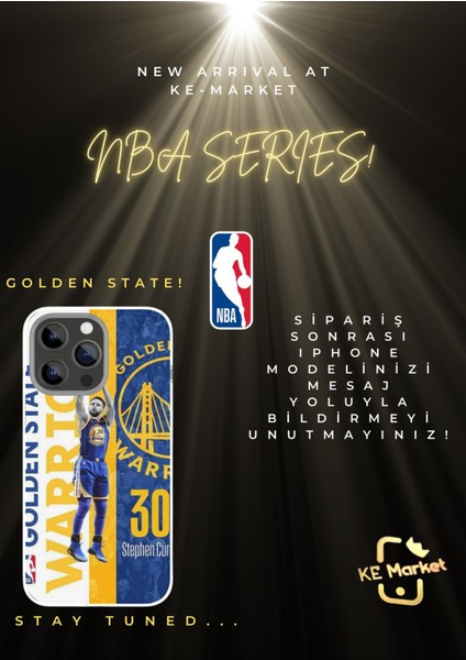 Nba Series Golden iPhone Tüm Modellere Uyumlu Kılıf iPhone 6,7,8,x,11,12,13,14,15,16 Plus fiyatları