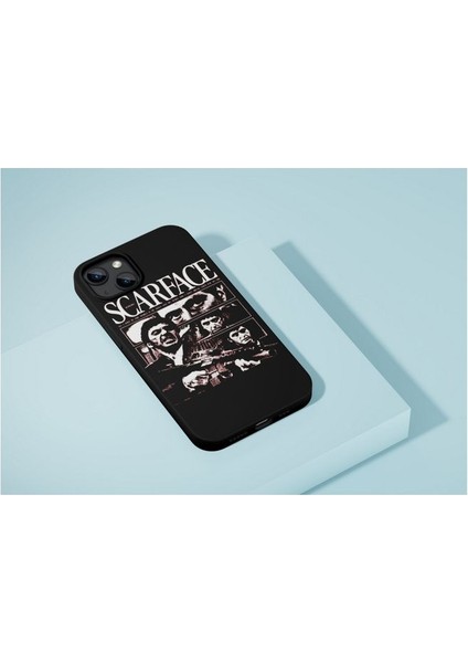 Scarface Tony Montana iPhone Tüm Modellere Uyumlu Kılıf iPhone 6,7,8,x,11,12,13,14,15,16 Plus