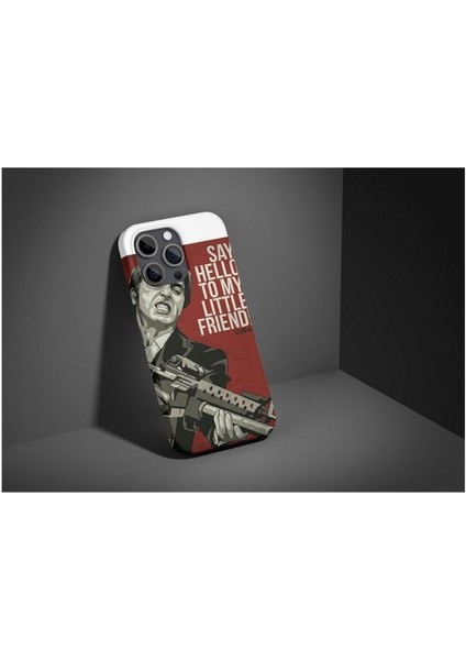 Scarface Tony Montana Tüm Modellere Uyumlu Kılıf iPhone 6,7,8,x,11,12,13,14,15,16 Plus