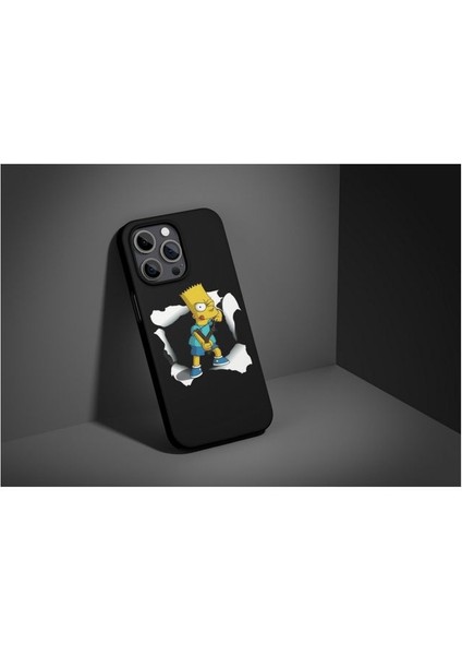 Bart Simpson iPhone Tüm Modellere Uyumlu Kılıf iPhone 6,7,8,x,11,12,13,14,15,16 Plus