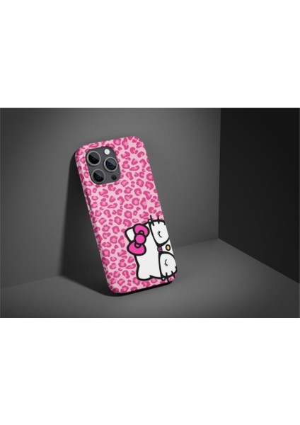 Hello Leopar iPhone Tüm Modellere Uyumlu Kılıf iPhone 6,7,8,x,11,12,13,14,15,16 Plus