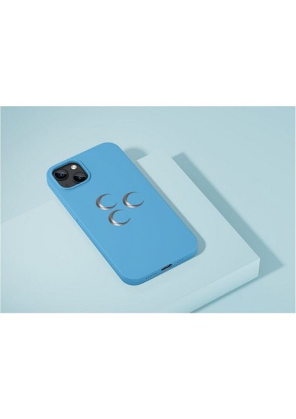 3 Hilal iPhone Tüm Modellere Uyumlu Kılıf iPhone 6,7,8,x,11,12,13,14,15,16 Plus