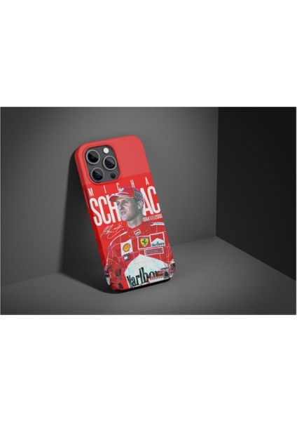 Schumacher F1 iPhone Tüm Modellere Uyumlu Kılıf iPhone 6,7,8,x,11,12,13,14,15,16 Plus