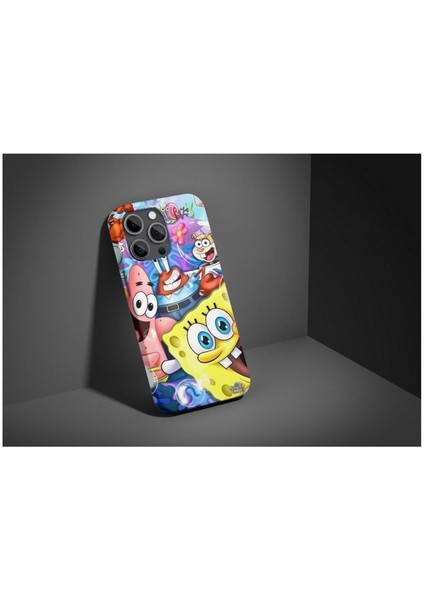Sponge Bob iPhone Tüm Modellere Uyumlu Kılıf iPhone 6,7,8,x,11,12,13,14,15,16 Plus