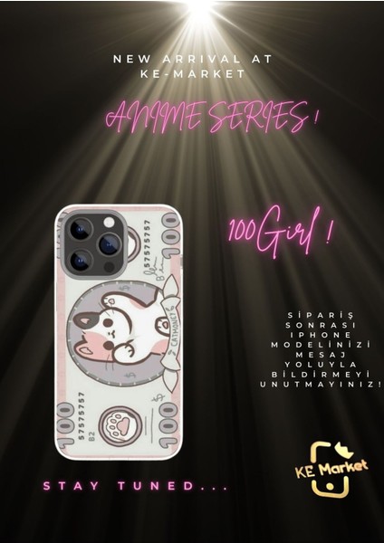 Anime Series iPhone Tüm Modellere Uyumlu Kılıf iPhone 6,7,8,x,11,12,13,14,15,16 Plus