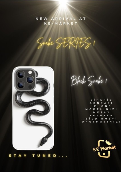 Snake Series iPhone Tüm Modellere Uyumlu Kılıf iPhone 6,7,8,x,11,12,13,14,15,16 Plus