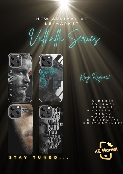 Vikings Series iPhone Tüm Modellere Uyumlu Kılıf iPhone 6,7,8,x,11,12,13,14,15,16 Plus modelleri