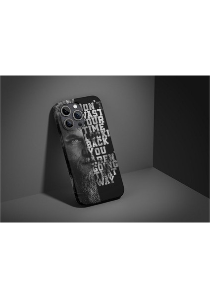 Vikings Ragnar iPhone Tüm Modellere Uyumlu Kılıf iPhone 6,7,8,x,11,12,13,14,15,16 Plus