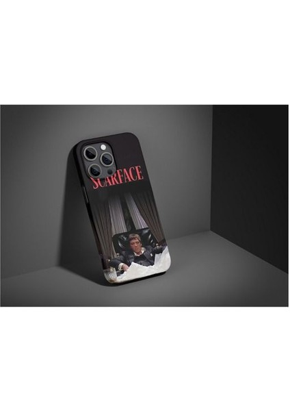 Scarface Tony Montana iPhone Tüm Modellere Uyumlu Kılıf iPhone 6,7,8,x,11,12,13,14,15,16 Plus