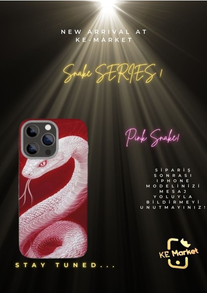 Snake Series iPhone Tüm Modellere Uyumlu Kılıf iPhone 6,7,8,x,11,12,13,14,15,16 Plus