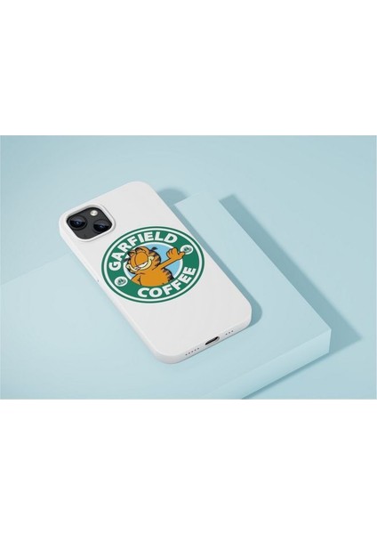Garfield Coffee iPhone Tüm Modellere Uyumlu Kılıf iPhone 6,7,8,x,11,12,13,14,15,16 Plus