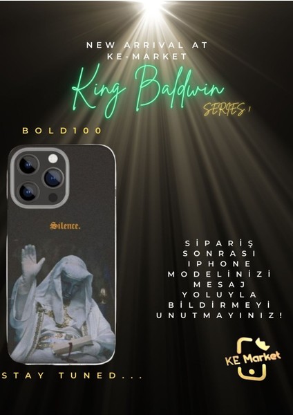 Baldwin Iv Of Jerusalem iPhone Tüm Modellere Uyumlu Kılıf iPhone 6,7,8,x,11,12,13,14,15,16 Plus